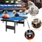6 Feet Foldable Billiard Pool Table with Complete Set of Balls-Blue